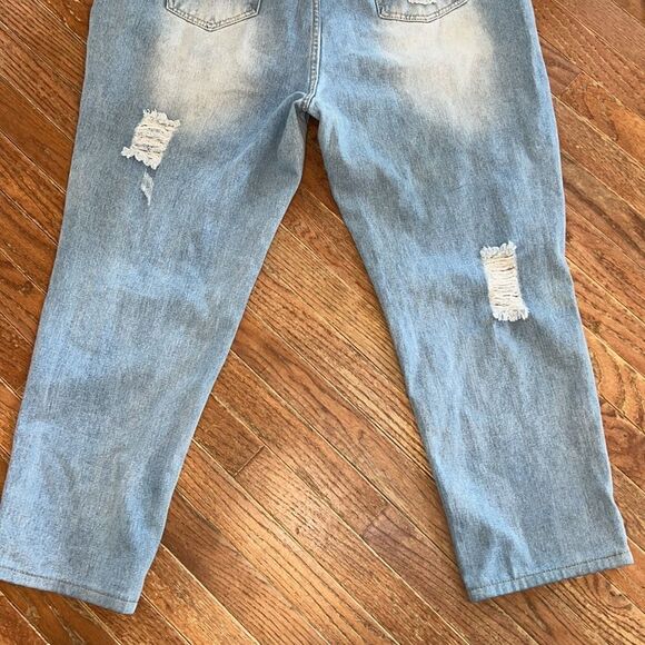 Shein women’s plus size 3XL ripped distressed Hi-Rise Jeans - Picture 10 of 12